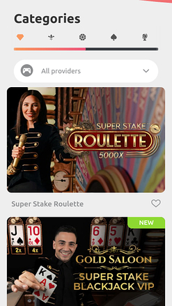 Croupier en direct mobile de Cadoola Casino