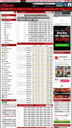 Caliente Casino Mobile Paris Sportifs