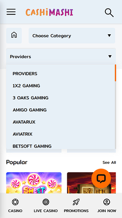 Sviluppatori di giochi mobili di Cashimashi Casino