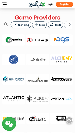 Casiku Casino Spielentwickler Mobil