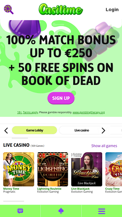 Casilime Casino Games Mobile