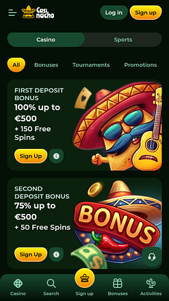 Promotions du Casino Casinacho