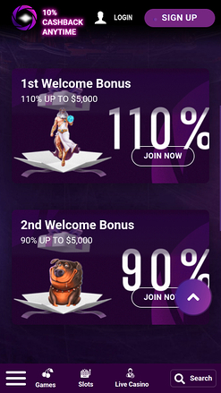 Promozioni mobili di Casino Bit