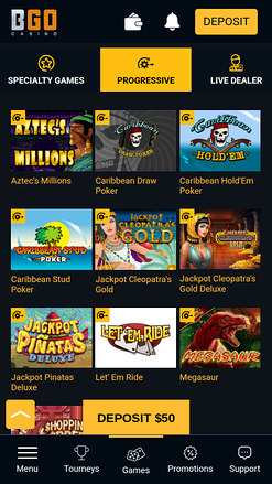 Bote de Casino Brango móvil