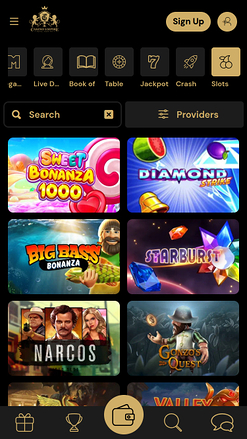 Jeux mobiles de Casino Empire