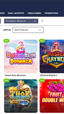 Juegos móviles de Casino Euro