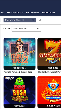 Bote móvil de Casino Euro