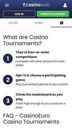 Imagen de torneos móviles de Casino Euro