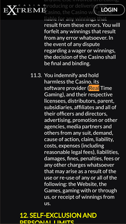 Casino Extreme Mobile-Spielentwickler