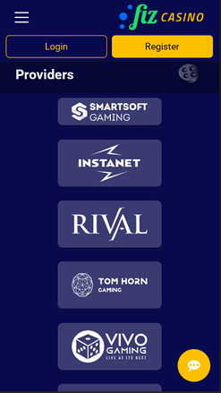 Desarrolladores de juegos de Casino Fiz en móvil