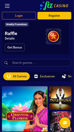 Juegos de Casino Fiz en móvil