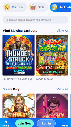 Jackpot de Casino Friday sur mobile