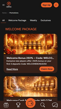 Image 1 des promotions mobiles du Casino Hermes