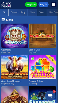 Développeurs de jeux mobiles de Casino Heroes