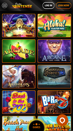 Casino Intense Mobile Jeux
