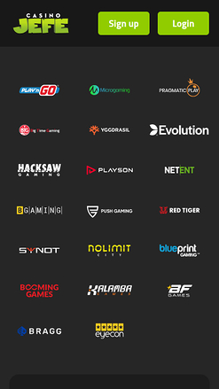Casino JEFE Développeurs de jeux mobiles