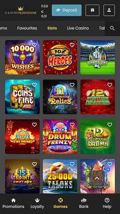 Casino Kingdom Jeux mobiles