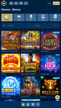 Jeux bonus mobiles de Casino Napoli