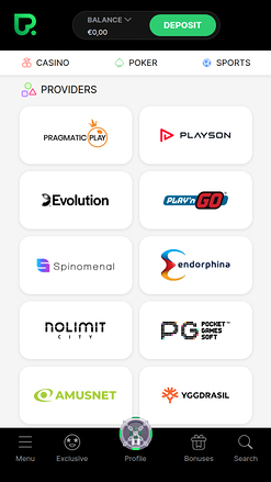 Casino Pokerdom Desarrolladores de juegos móviles