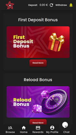 Promotions mobiles de Casino Stars