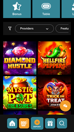 Jeux mobiles de Casino Superlines