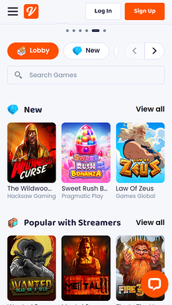 Jeux mobiles de Casino Vibes