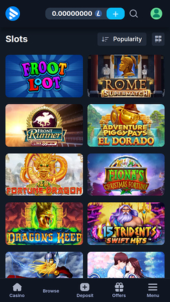 Jeux mobiles de Casinobet