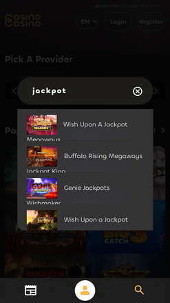 Jackpot mobile de CasinoCasino