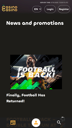 Promotions mobiles de CasinoCasino