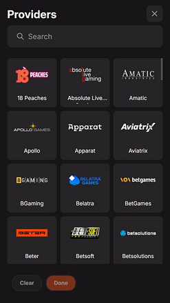 Développeurs de jeux mobiles Casinoist