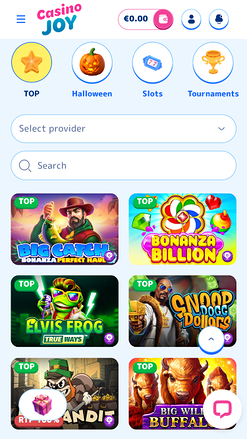 Casino Joy Mobile-Spiele