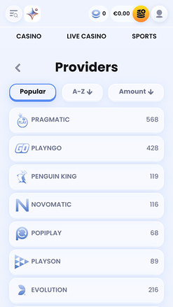 Sviluppatori di giochi di CasinoLab su mobile