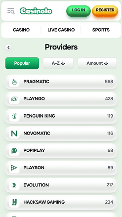 Casinolo Casino Game Developers Mobile