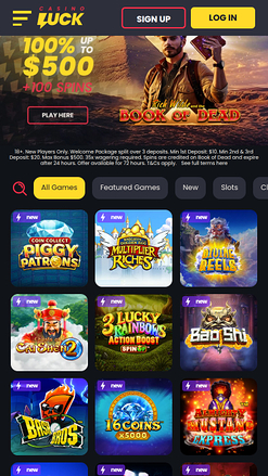 CasinoLuck Games Mobile
