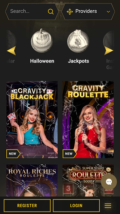 Casinoly Casino Live Dealer Mobile