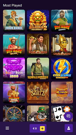 Jeux mobiles de CasinoVice