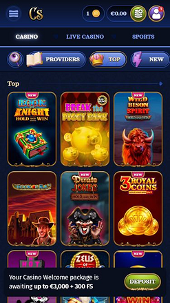 Casombie Casino Mobile Games Image