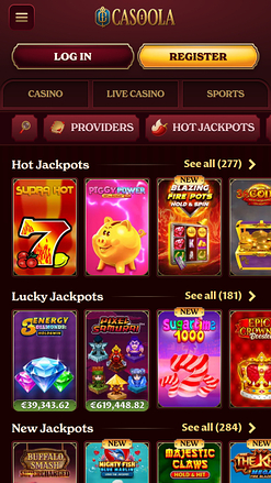 Jackpot del Casinò Casoola