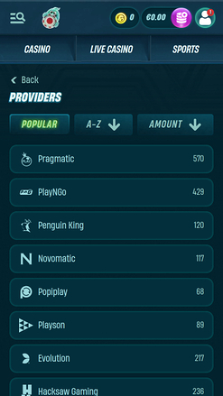 Caspero Casino Game Developers Mobile