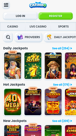 Bote de Cazimbo Casino Móvil