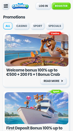 Promozioni Cazimbo Casino