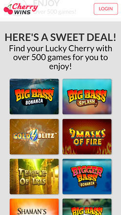 Jeux de Cherry Wins Casino mobile