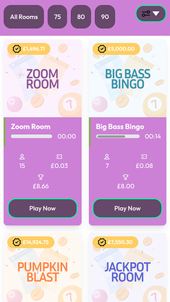 Bingo mobile de Chitchat Bingo