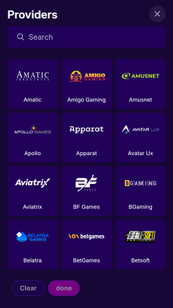 Sviluppatori di giochi del CipherWins Casino Versione mobile