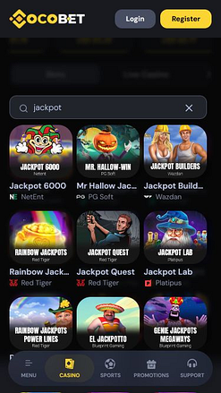Cocobet Casino Mobile Jackpot