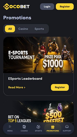 Cocobet Casino Mobile Promotions