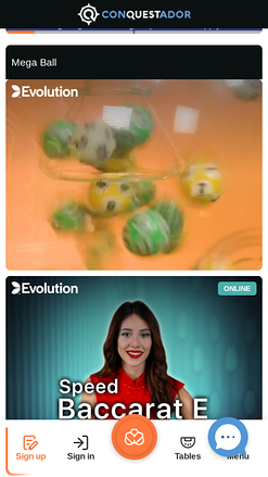 Conquestador Casino Croupier en Direct Mobile