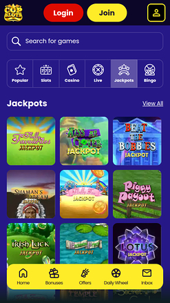 Jackpot du Casino Cop Slots Mobile