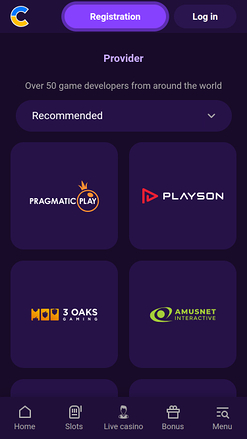 Développeurs de Jeux de Cosmolot Casino Mobile