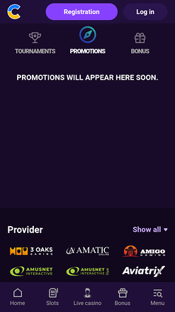 Promotions de Cosmolot Casino Mobile